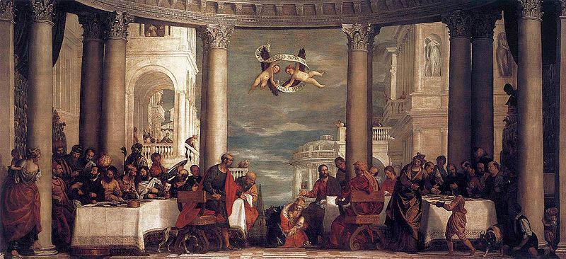 Paolo Veronese Feast at the House of Simon Spain oil painting art